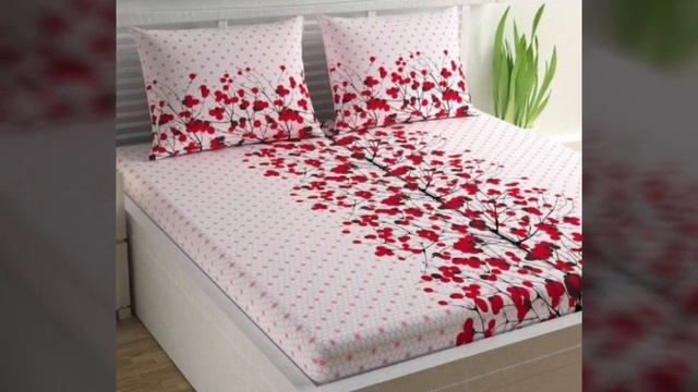 Top 50 Designer Bedsheets Designs/pure Cotton Florida King Size  Bed Sheets