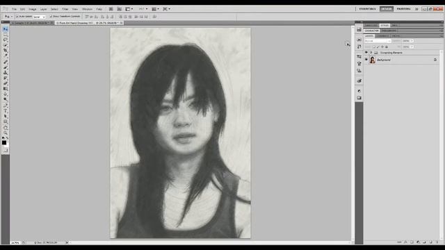 Pure Art Hand Drawing 117 – Charcoal Pro Pencil смотреть онлайн