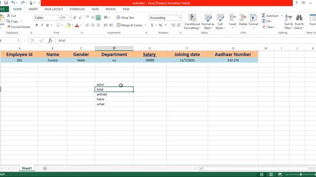 Data in Excel || Compare 2 Data in Excel || Compare Two Lists in Excel And Name (in Urdu) смотреть онлайн