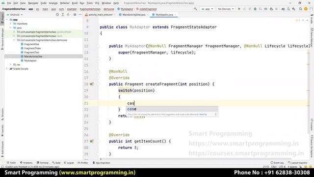 ViewPager in Android using Android Studio || Implement Viewpager2 || Android Tutorials by Deepak #3 смотреть онлайн