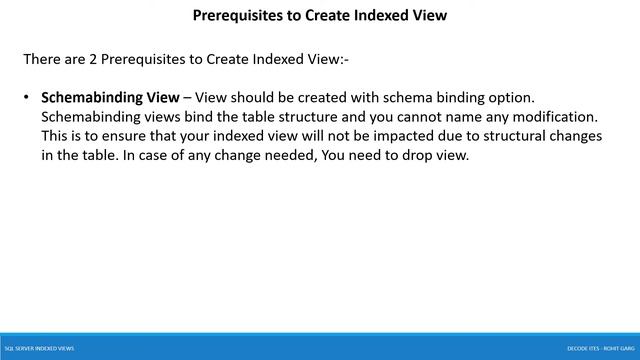 Understanding SQL Server Indexed Views смотреть онлайн