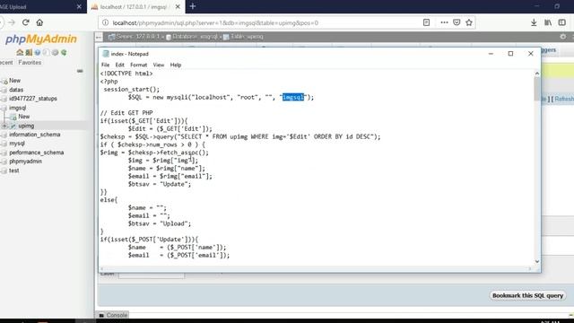 Upload Image in Database Using PHP MYSQL смотреть онлайн