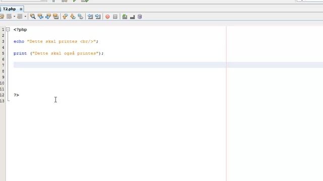 PHP kursus / tutorials for begyndere #2 Echo / print og variabler i PHP смотреть онлайн
