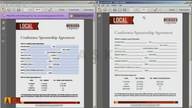 How to type into a form in Adobe Reader. смотреть онлайн