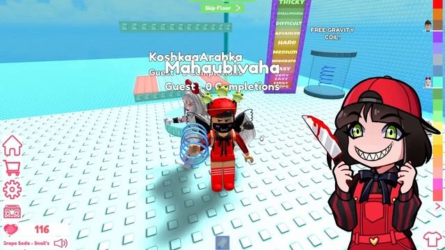 ТАВЕР с ГОВОРЯЩЕЙ КОШКОЙ в 3 ЧАСА НОЧИ! Одежда в новом Tower of Bliss Roblox смотреть онлайн