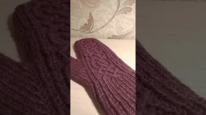 Видео отзыв на варежки Марины Воломар