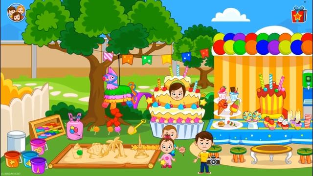 Мой Город - My Town - #25 Пекарня - Bakery Симулятор Семьи Видео обзор Let's Play смотреть онлайн