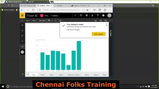 MENU OPTIONS IN POWER BI | Power BI | Chennai Folks Training