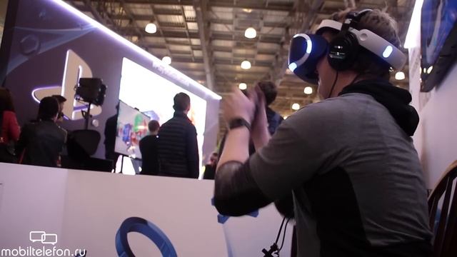 Тестируем PlayStation VR на ИгроМире: шлем виртуальной реальности от Sony (demo) смотреть онлайн