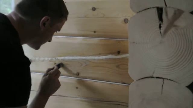 Герметизация трещин в деревянных домах. Тёплый шов в деревянных домах смотреть онлайн