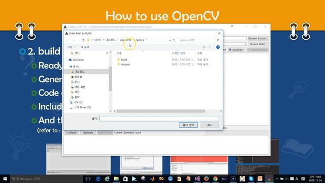 OpenCV Lecture - 1. Introduce (3/7) : how to build opencv, ceemple, webcam example смотреть онлайн