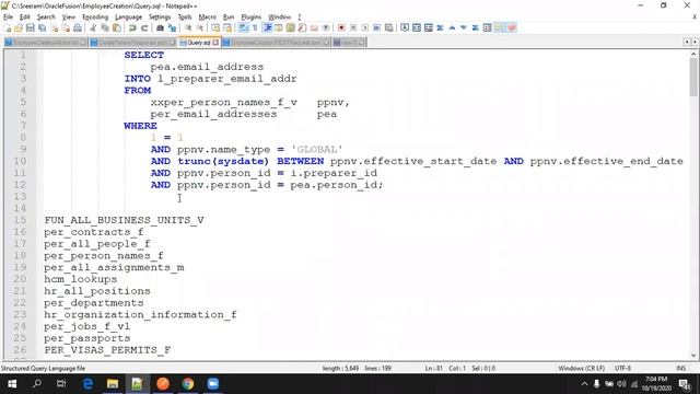 Oracle Cloud ERP - Employee Creation From UI and Using REST API смотреть онлайн