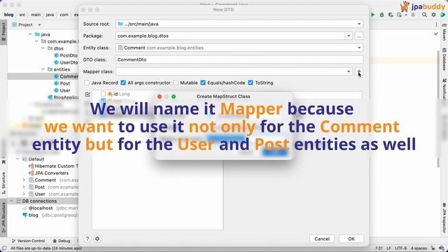 How to Generate MapStruct Mapper Methods | JPA Buddy смотреть онлайн