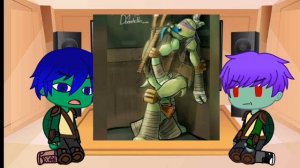 😆Реакция на шипы Лео и Донни, 🌚Сплинтера и Шредера🌚