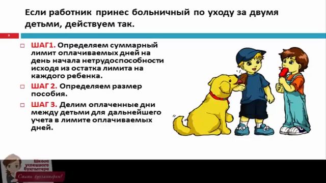 Как оплатить больничный, если болели два ребенка смотреть онлайн