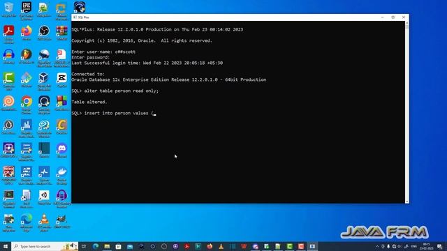 ORA-12081: update operation not allowed on table "string"."string" - Oracle Database 12c Error Msg смотреть онлайн