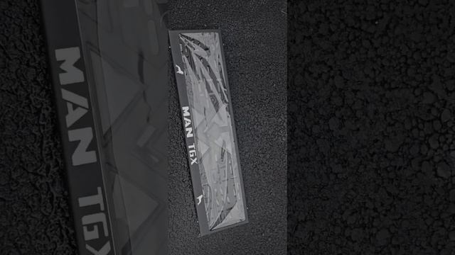 Рамка номерного знака з написом і логотипом MAN TGX,15838 смотреть онлайн