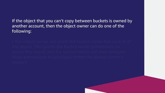 Why can’t I copy an object between two Amazon S3 buckets? смотреть онлайн