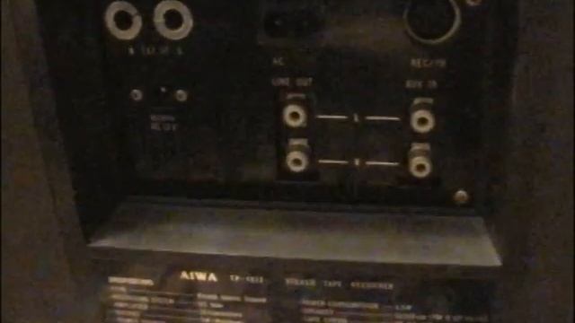 Катушечный магнитофон Aiwa TP-1012 смотреть онлайн