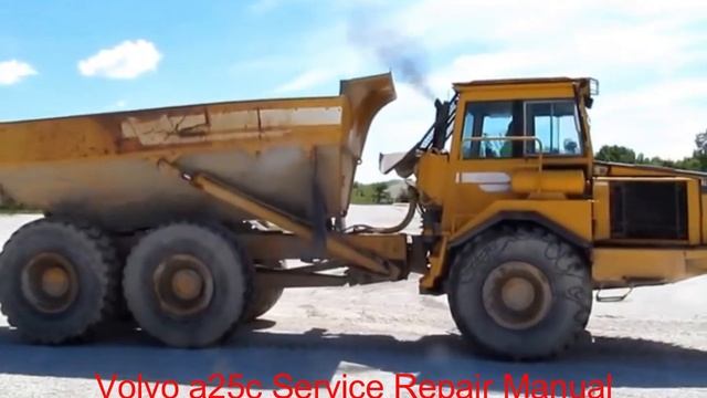 Volvo a25c Specs Service Repair Manual смотреть онлайн