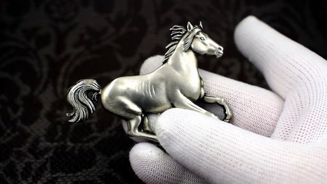 Винтажная брошь "Мустанг" (JJ США) смотреть онлайн