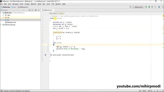 #335 Kotlin Tutorial | declaredFields of Reflection смотреть онлайн