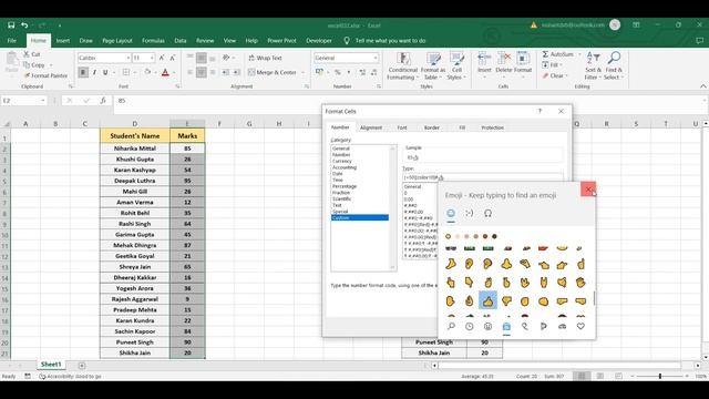 How to Format Cells in Excel | Custom Formatting | ( हिन्दी में ) смотреть онлайн