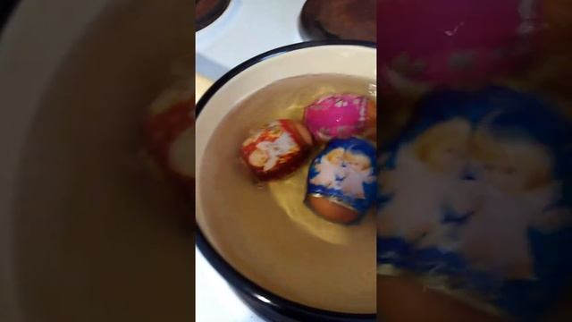 Пасхальные яйца,красивые наклейки смотреть онлайн