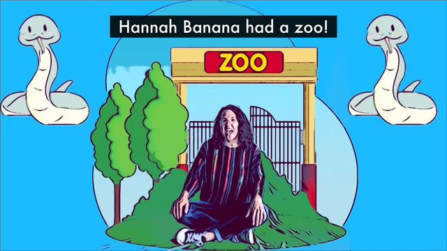 Hannah Banana Had a Zoo- tune of Old McDonald Had A Farm смотреть онлайн