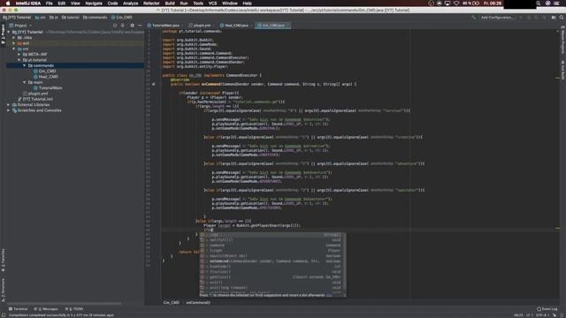 Bukkit Coding #3 Gamemode Command смотреть онлайн