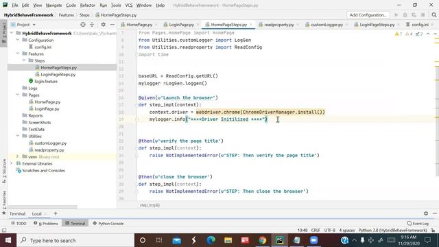 Hybrid Selenium with python Behave Framework with Allure Reporting|| Part 2 || www.c2ta.co.in смотреть онлайн