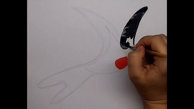 Как нарисовать ласточку. Рисуем просто смотреть онлайн