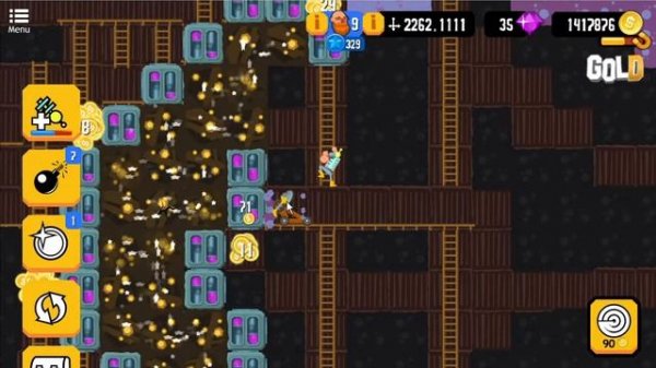 Gold Digger FRVR Deep Mining Dig and Match Exploration Biggest gold mine ever.