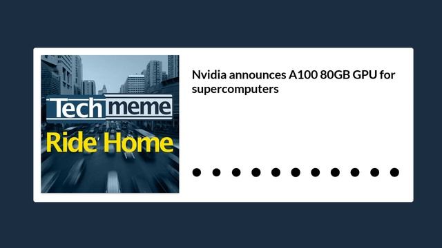 Nvidia Announces A100 80GB GPU For Supercomputers