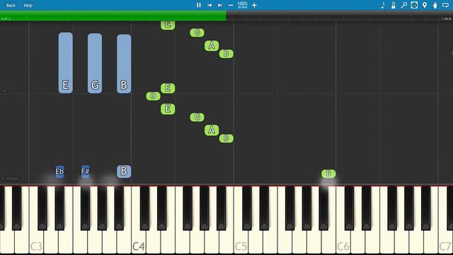 How to play Unity - EASY Piano Tutorial - The FatRat смотреть онлайн