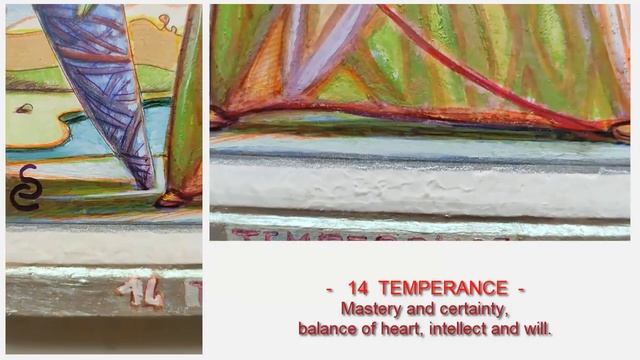 TEMPERANCE - MAJOR ARCANA 14 of My Tarot of the Moon - 2023 смотреть онлайн