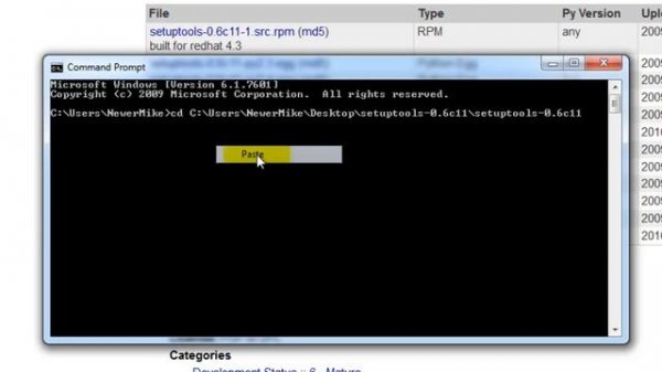 Installing SetupTools/easy_install
