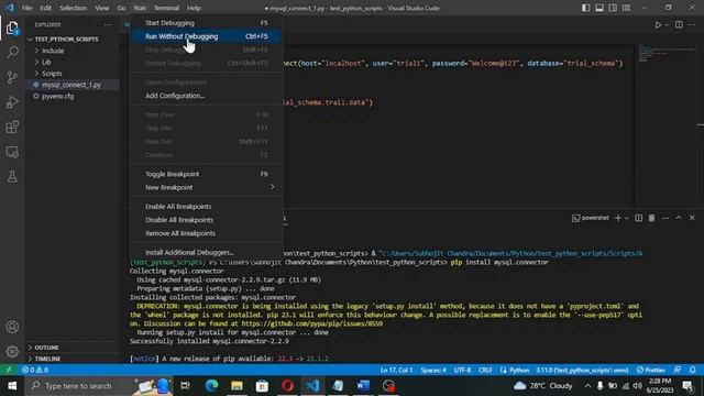 Complete Guide: Connecting MySQL Database with Python using mysql.connector, SQLAlchemy, and Pandas смотреть онлайн