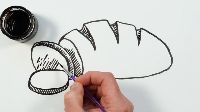 How to Draw Bread | Food Drawing Tutorial смотреть онлайн