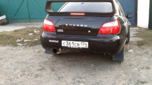 выхлоп  субару импреза