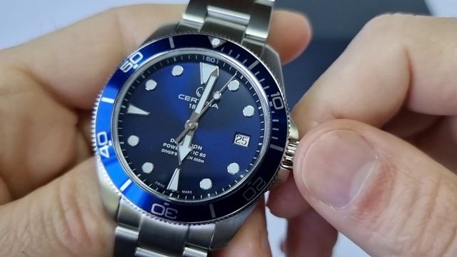 Certina DS Action Diver 38mm. Сравним с версией 43мм в 4K смотреть онлайн