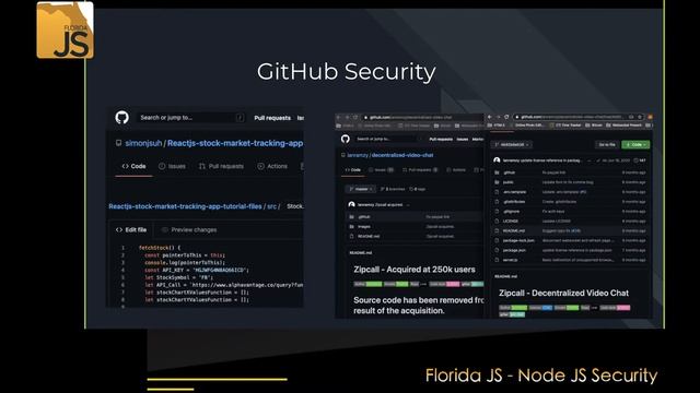 FloridaJS - HUGE NEWS & Securing NodeJS Apps смотреть онлайн