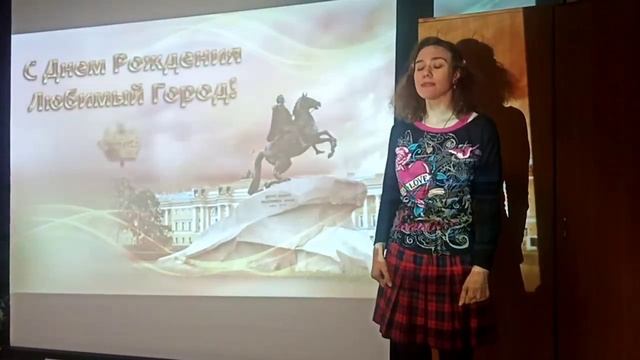 Отрывок из "Медного всадника" читает Алена Завалкина - театр-студия "Летний сад" смотреть онлайн