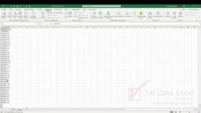 Instructievideo: Tekst naar kolommen in Excel - Ter Zake Excel смотреть онлайн