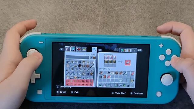 Nintendo Switch Lite Minecraft ep 01 gameplay смотреть онлайн