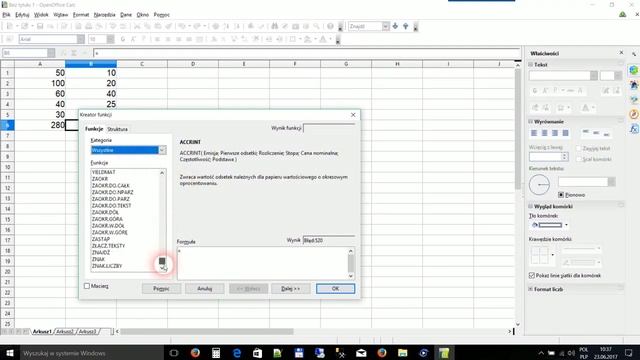 Jak używać OPEN OFFICE CALC - formuły SUMA, ŚREDNIA, MIN, MAKS ? смотреть онлайн