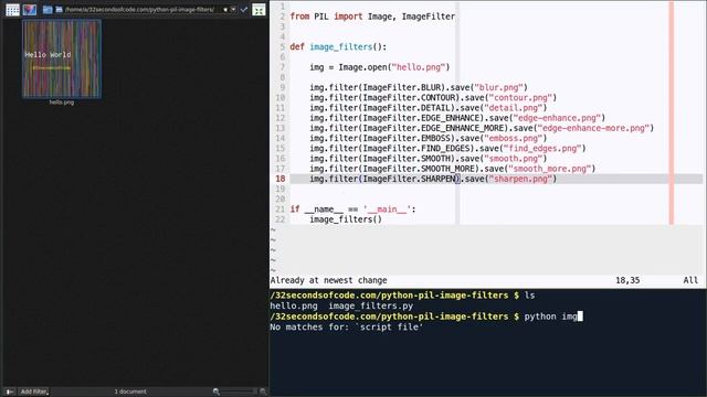 How to use image filters in Python/PIL? смотреть онлайн