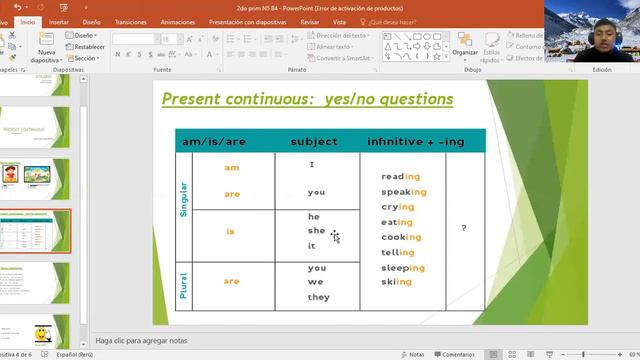 video 2 prim present continuous yes no questions смотреть онлайн
