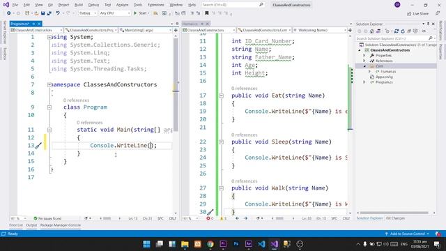 C# | Class, Object, Constructor смотреть онлайн