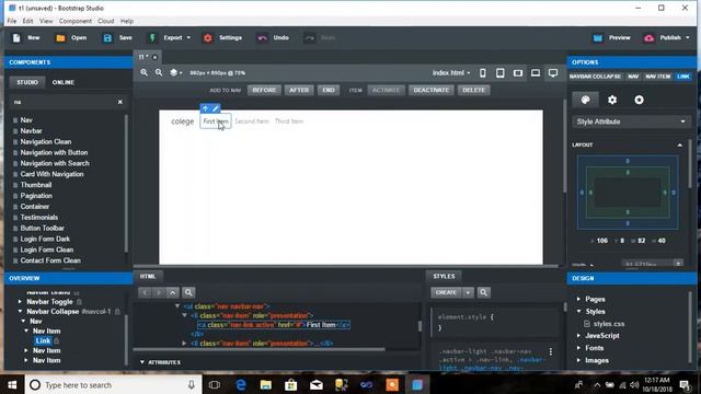 Overview of bootstrap studio 4 in hindi